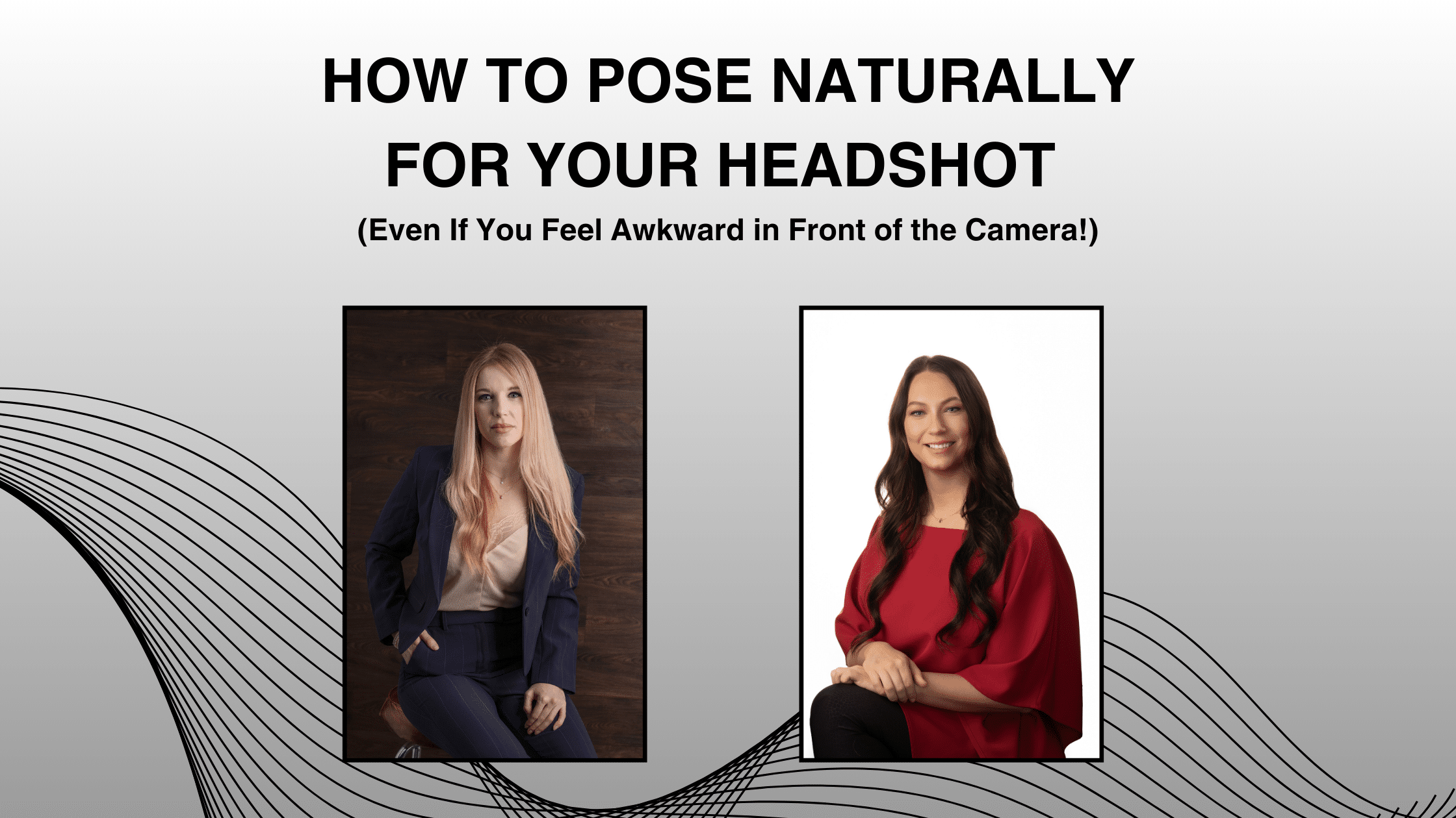 How to pose naturally for your headshot?